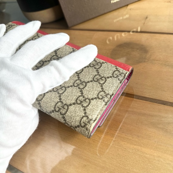 Gucci GG Supreme Bifold Long Wallet Tricolor - Picture 11 of 16